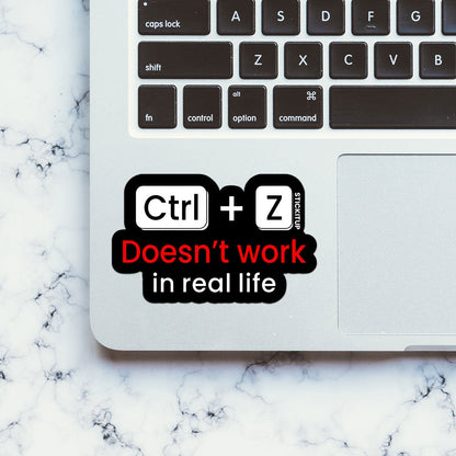 Doesn't Work In Real Life Sticker