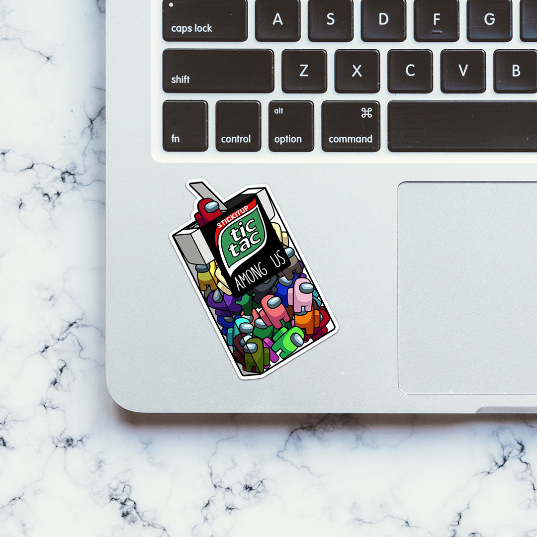 Tic Tac Among Us Sticker
