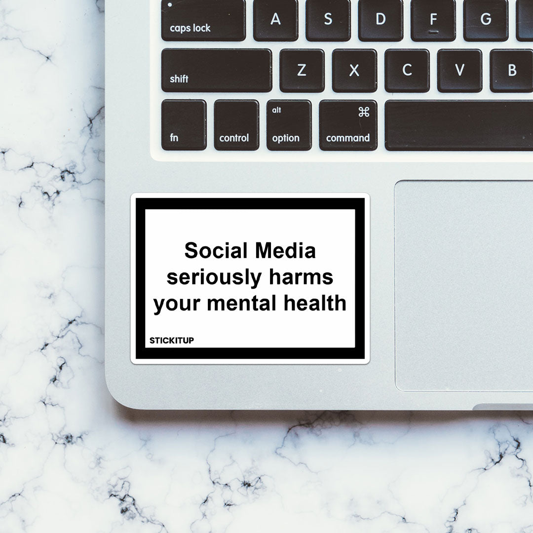 Social Media Seriously Harms Sticker