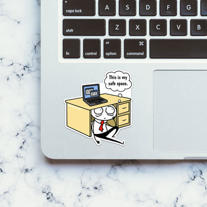 This Is My Safe Space Sticker