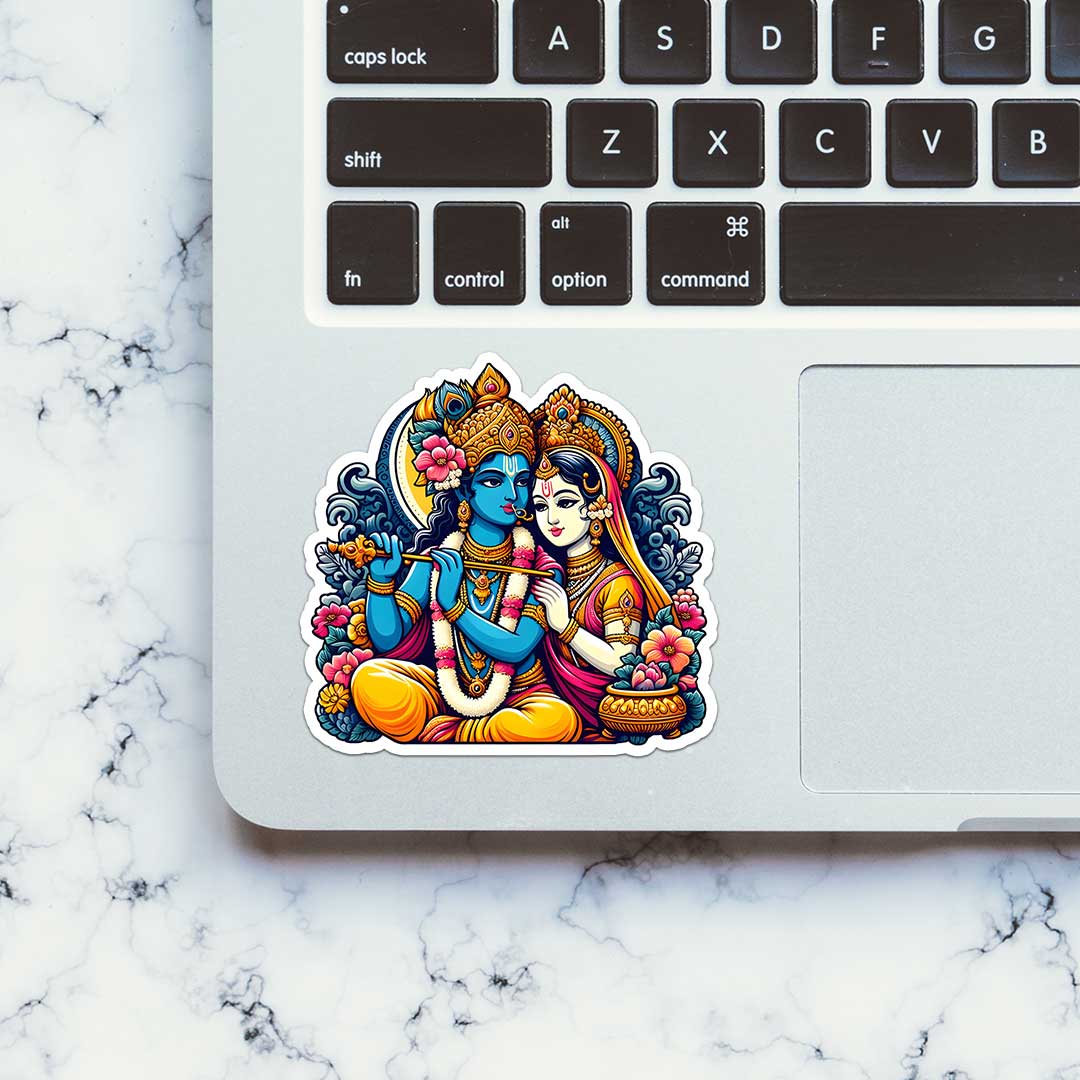 Radha Krishna Sticker