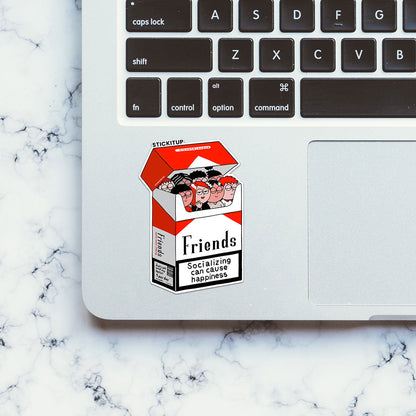 Friends Socializing Sticker