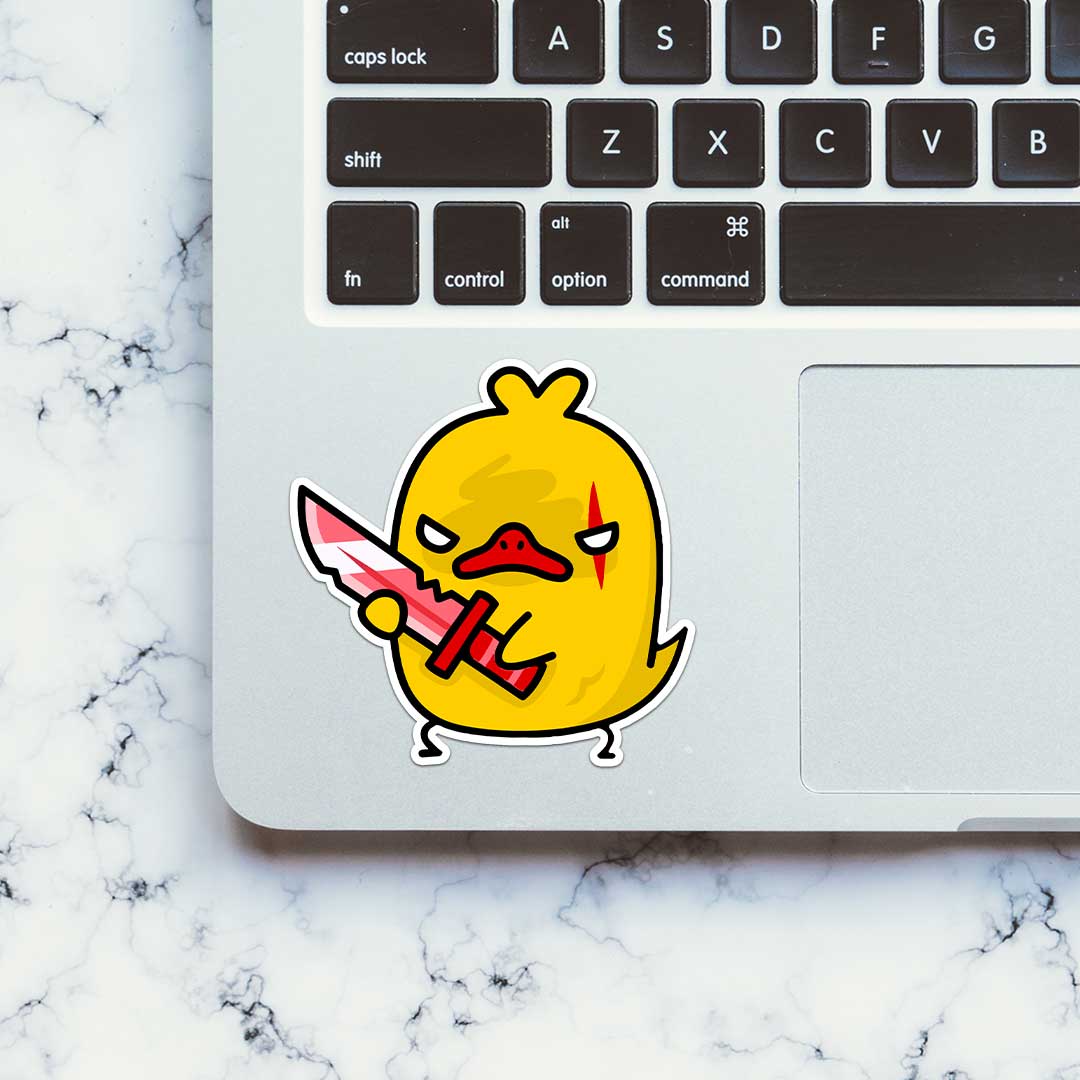 Angry Chicken Sticker