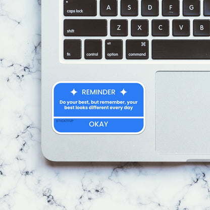 Do Your Best Sticker