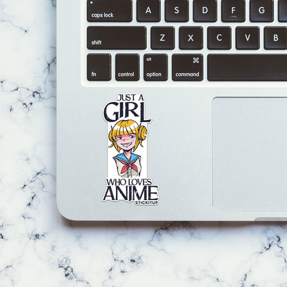 Just A Girl Who Loves Anime Sticker