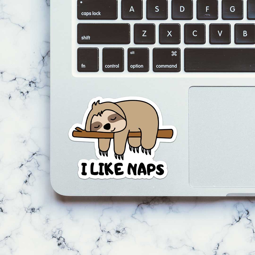 I Like Naps Sticker