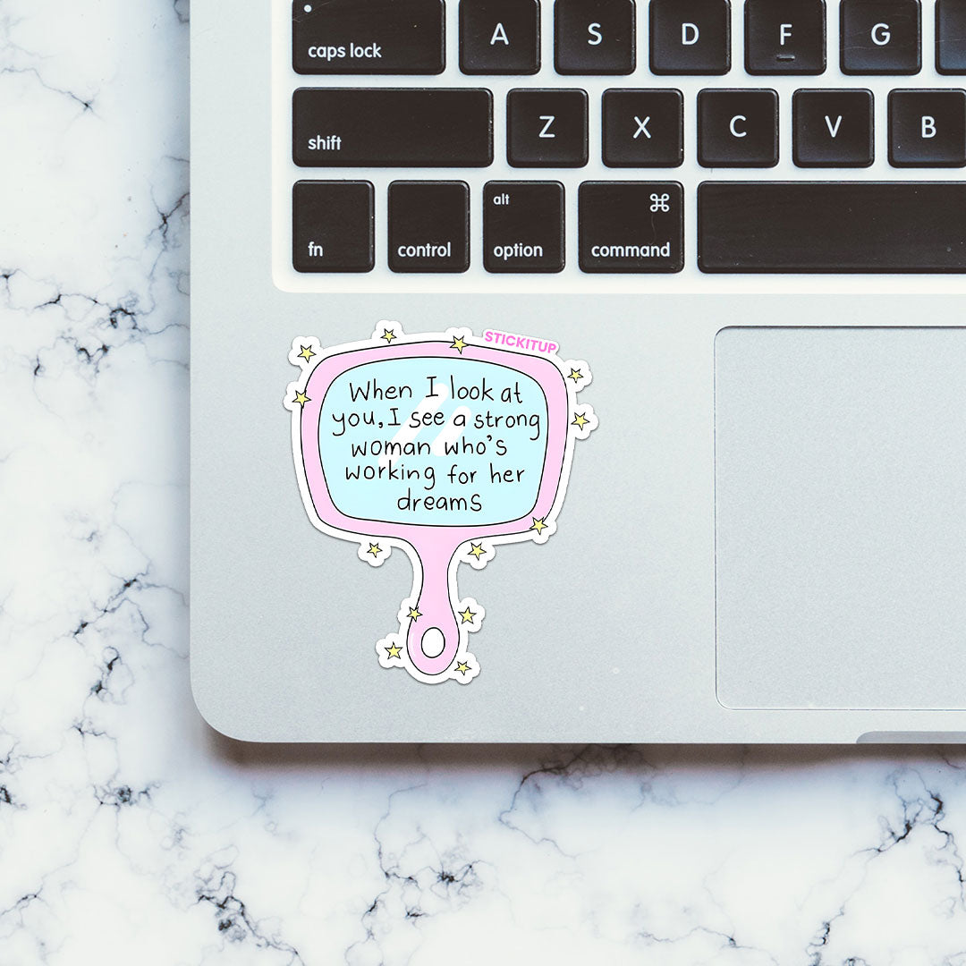 WHEN I LOOK AT YOU Sticker| STICK IT UP