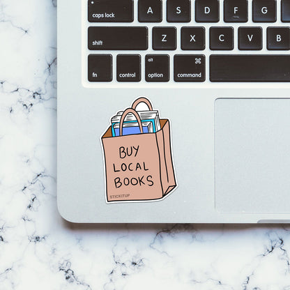 Buy Local Books Sticker