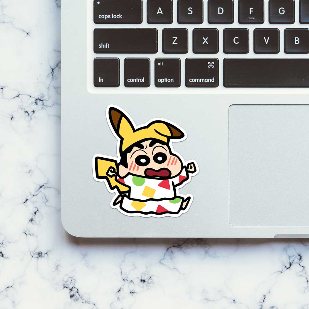 Pika Shinchan Sticker