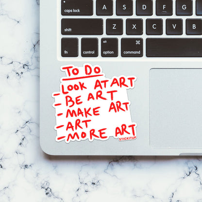 Look At Art Sticker