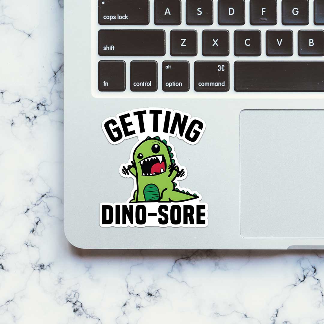 Getting Dinosore Sticker