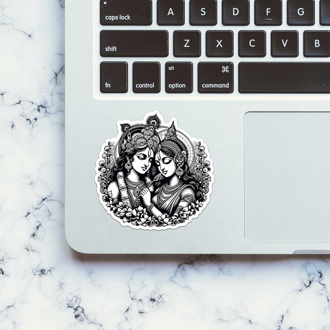 Radha Krishna 0.1 Sticker