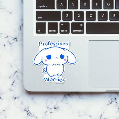 Professional Worrier Sticker
