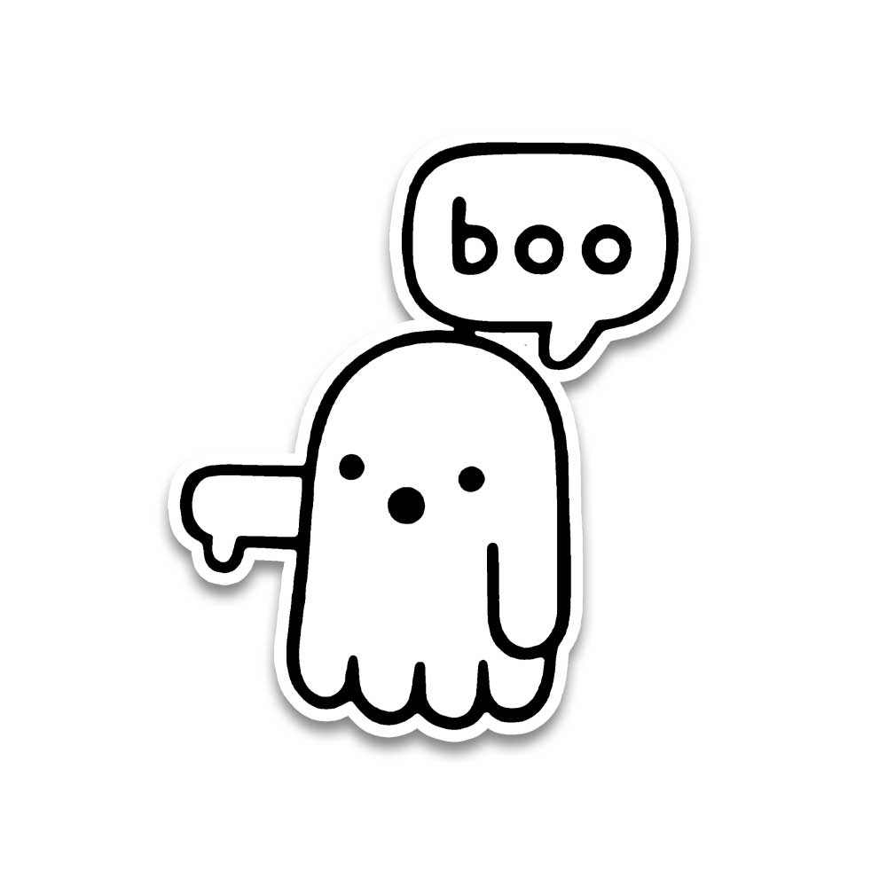 Boo Reflective Sticker | STICK IT UP