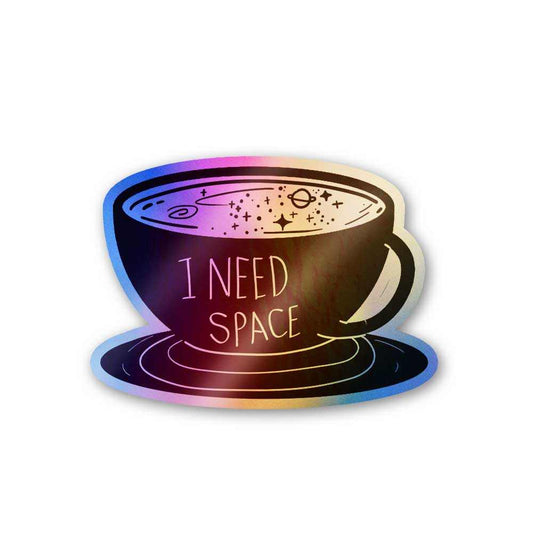 I need space Holographic Stickers | STICK IT UP