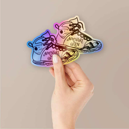 Adventure often Holographic Stickers | STICK IT UP