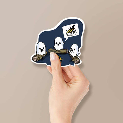 Ghost campaign Sticker | STICK IT UP