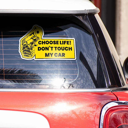 Don't touch my car Reflective Sticker | STICK IT UP