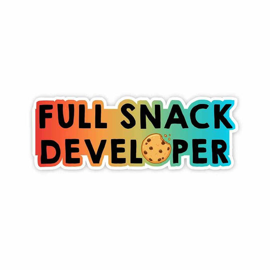 Full Snack Developer Sticker | STICK IT UP