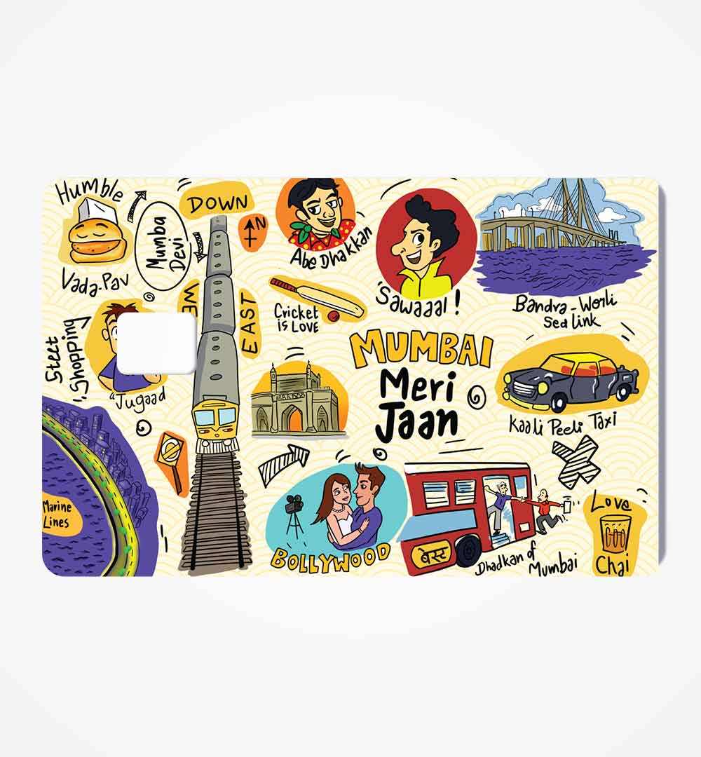 Mumbai meri jaan credit card skin | STICK IT UP