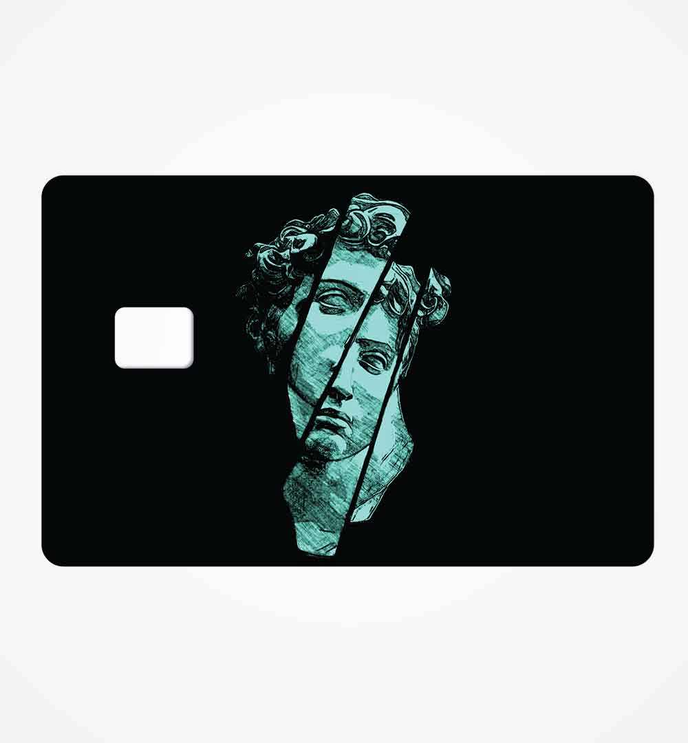 Broken greekgod credit card skin | STICK IT UP