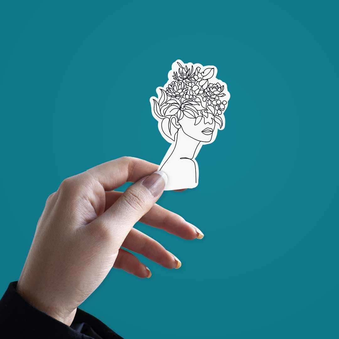 Mind Like a flower sticker | STICK IT UP