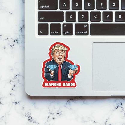 Diamond Hands sticker | STICK IT UP