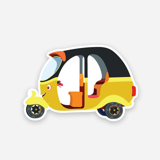 Cute Autorickshaw sticker | STICK IT UP