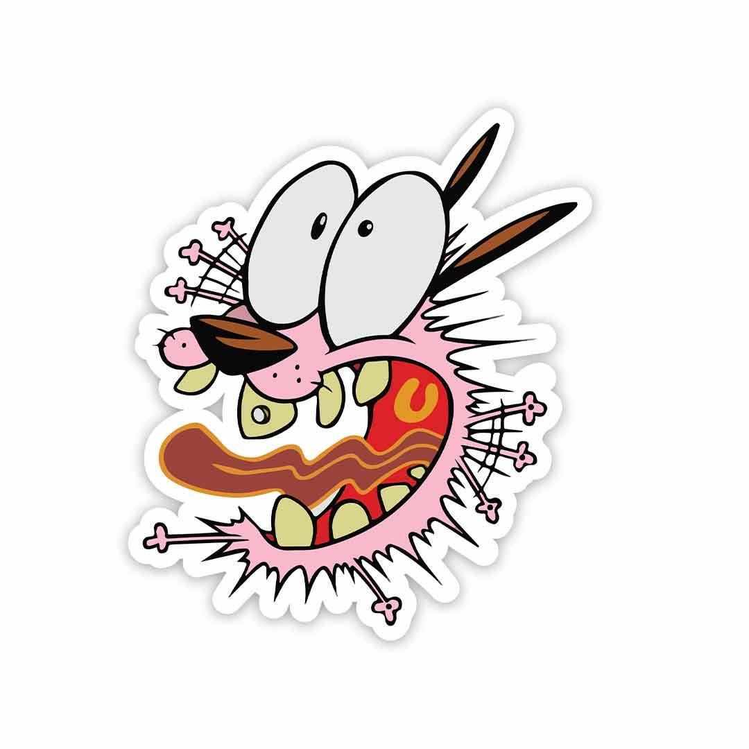 Courage the Cowardly Dog Sticker | STICK IT UP