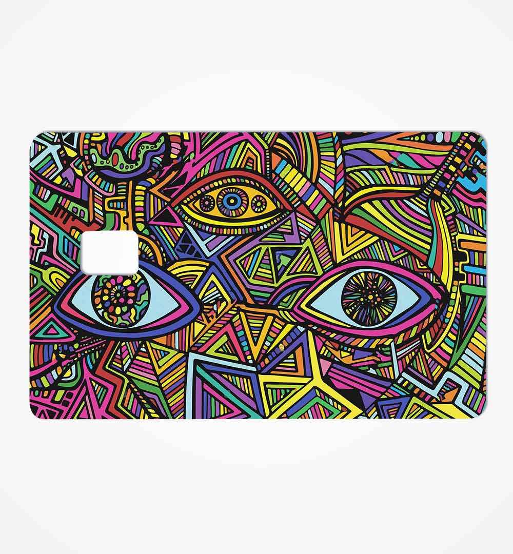 Trippy Graffiti Credit Card Skin | STICK IT UP