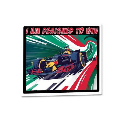 I Am Designed To Win Sticker | STICK IT UP