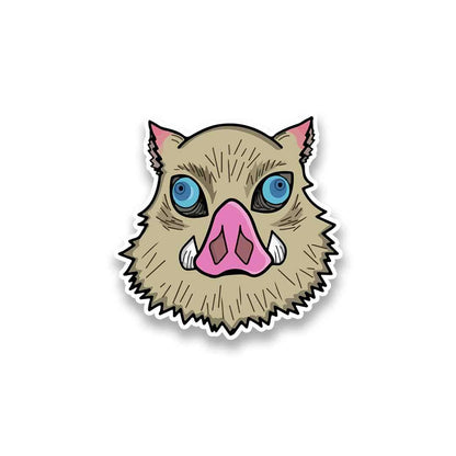 Inosuke Boar Hat Sticker | STICK IT UP