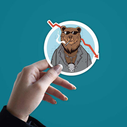 Trading Bear Sticker | STICK IT UP