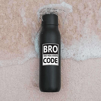 BRUH, Do you even code? Sticker | STICK IT UP