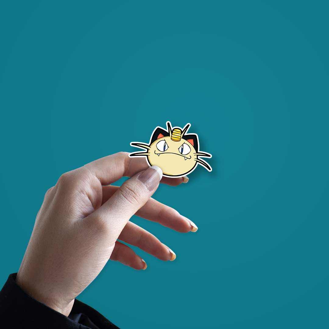 Pokemon meowth Sticker | STICK IT UP