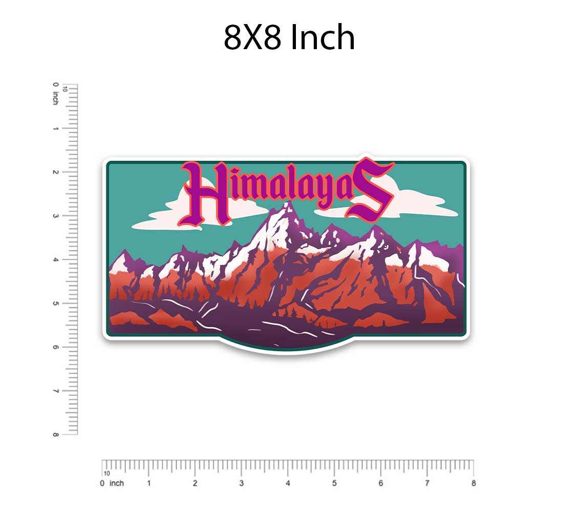 Himalayas Bumper Sticker | STICK IT UP