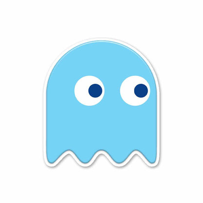 Blue Pacman Sticker | STICK IT UP