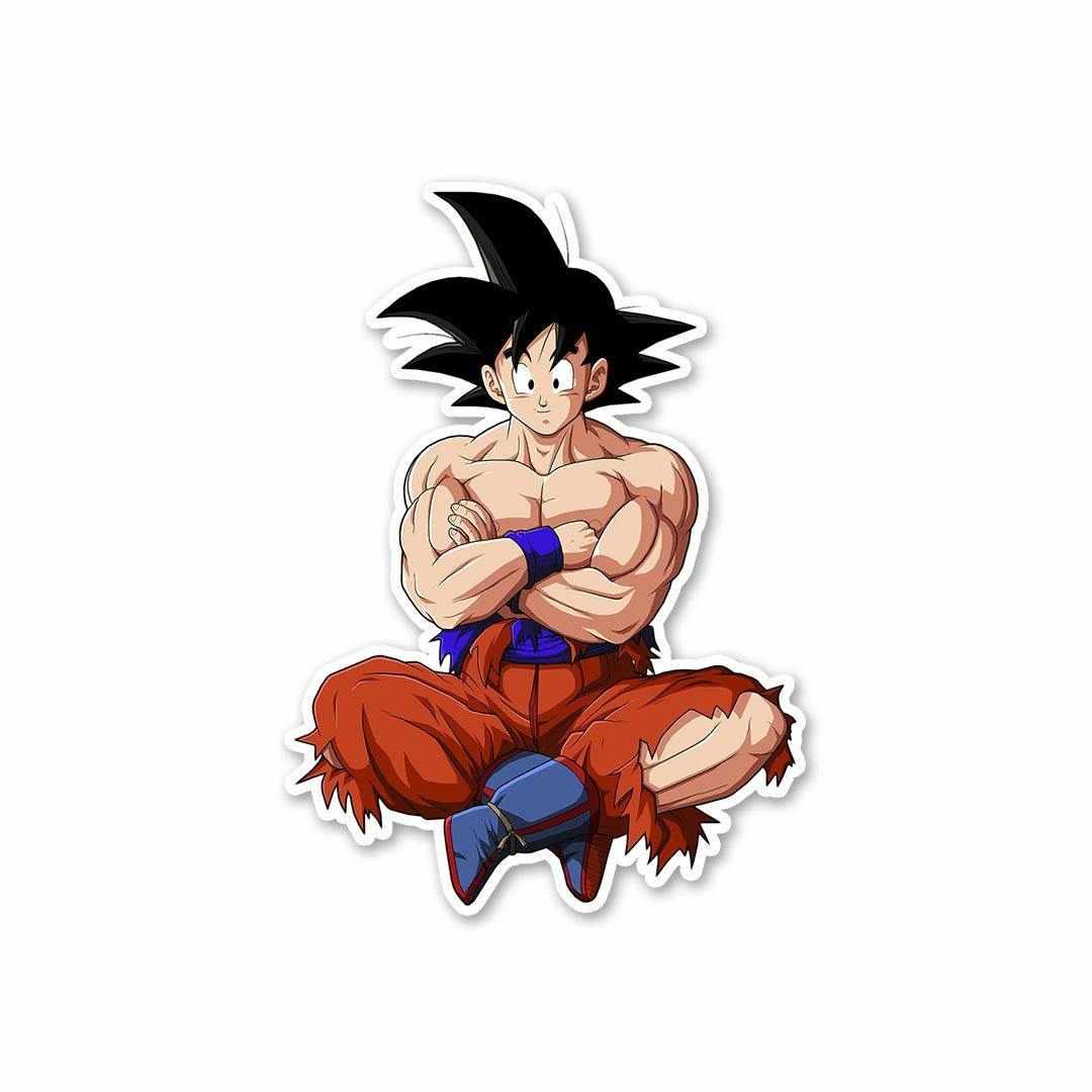 GOKU - No pain, No gain Sticker | STICK IT UP