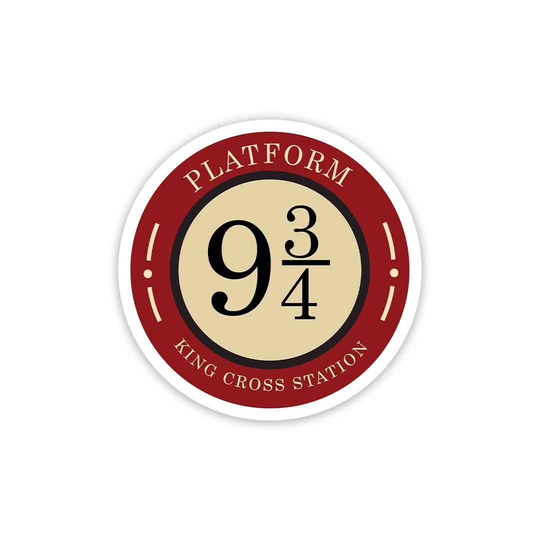 Platform Nine and Three-Quarters Sticker | STICK IT UP