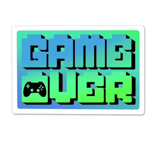 Game Over : Let's Replay Sticker | STICK IT UP