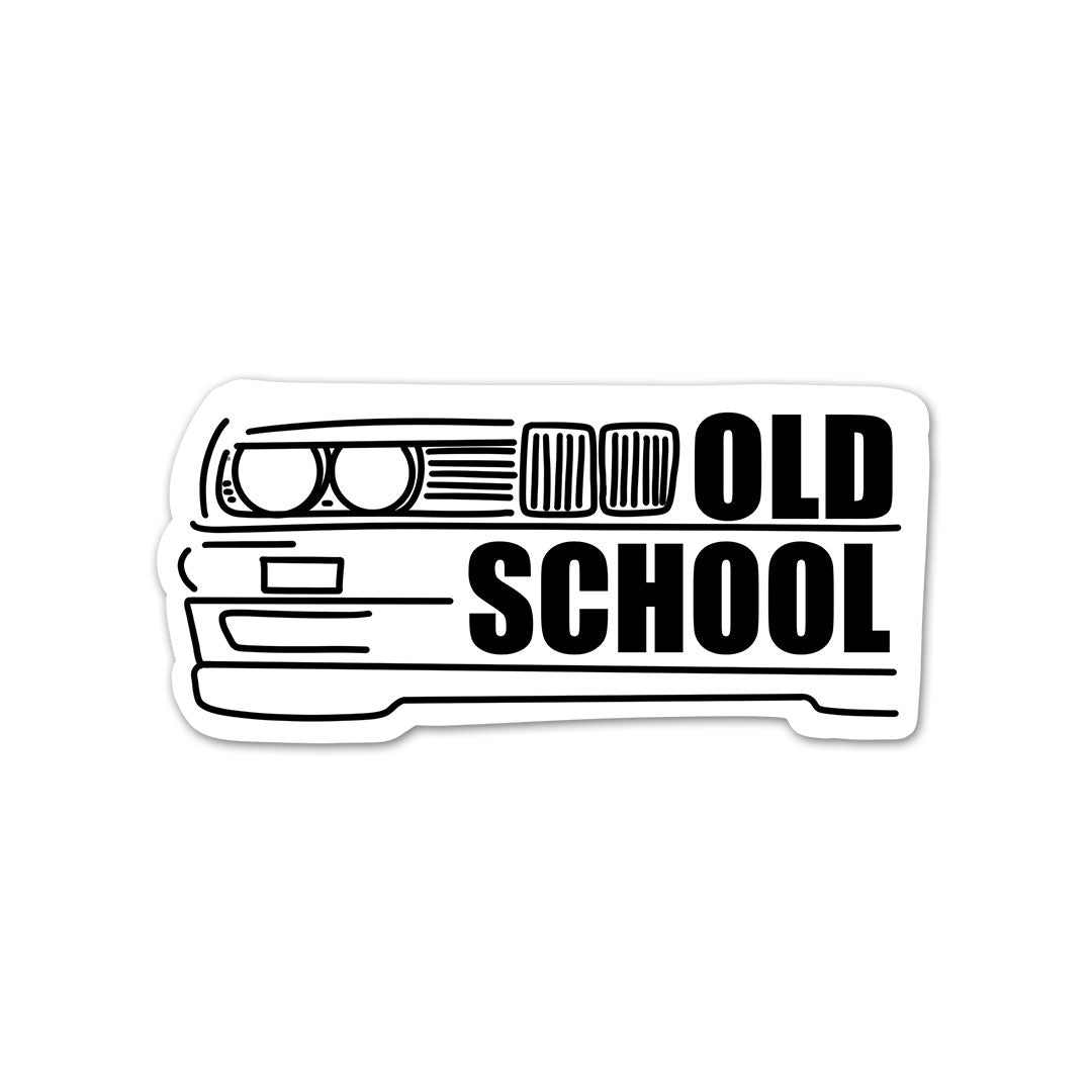 OLD SCHOOL Sticker | STICK IT UP