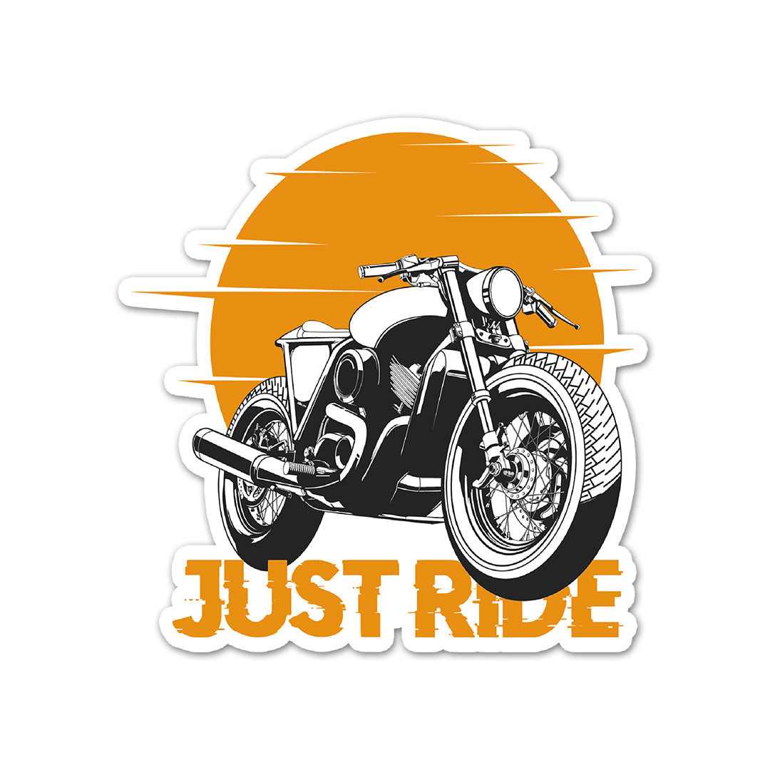 Just Ride Sticker | STICK IT UP