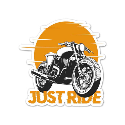 Just Ride Sticker | STICK IT UP