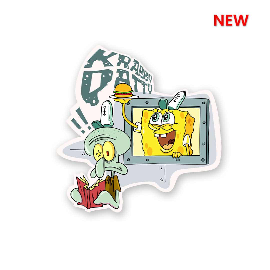 Krabby Patty Sticker | STICK IT UP