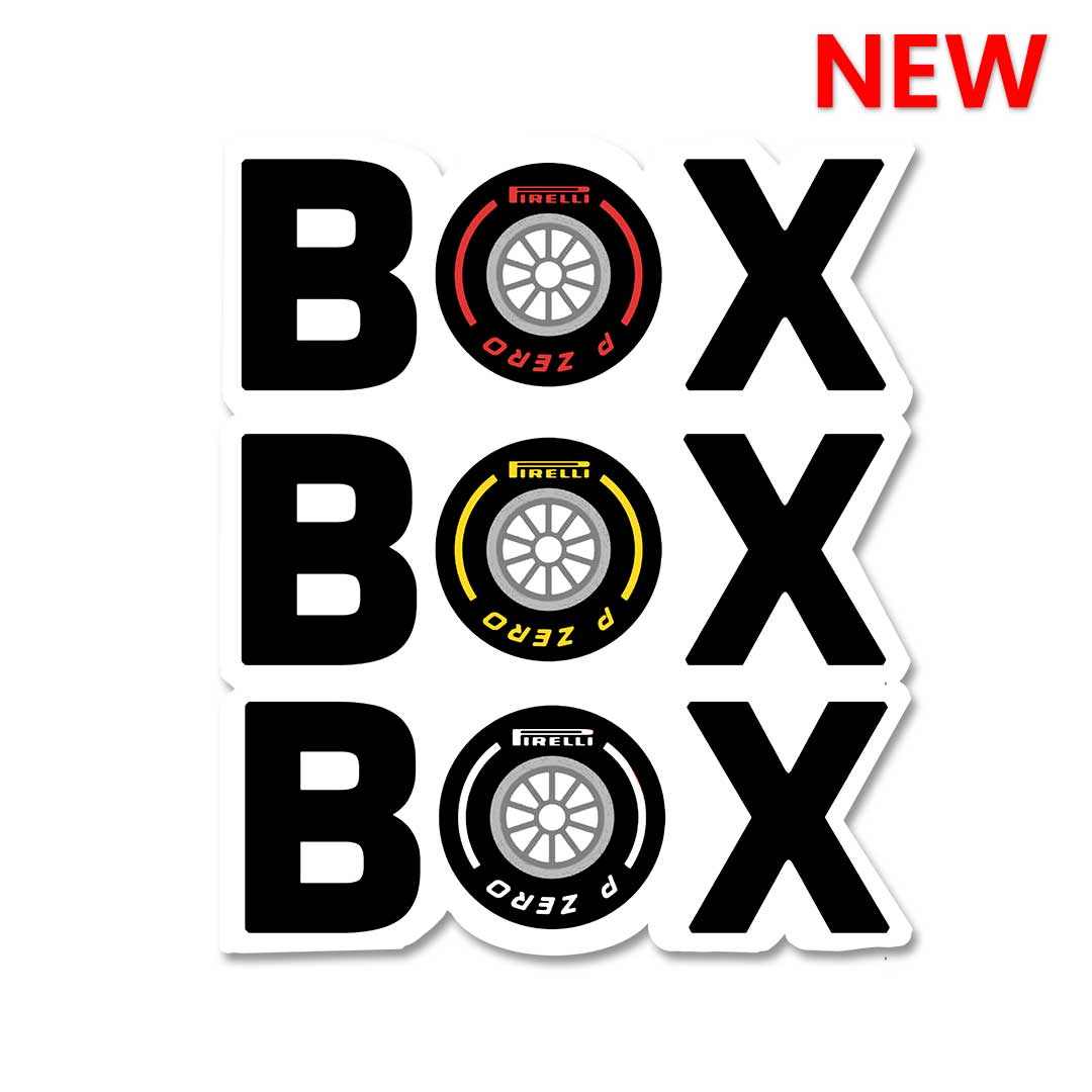 BOX BOX BOX Sticker | STICK IT UP