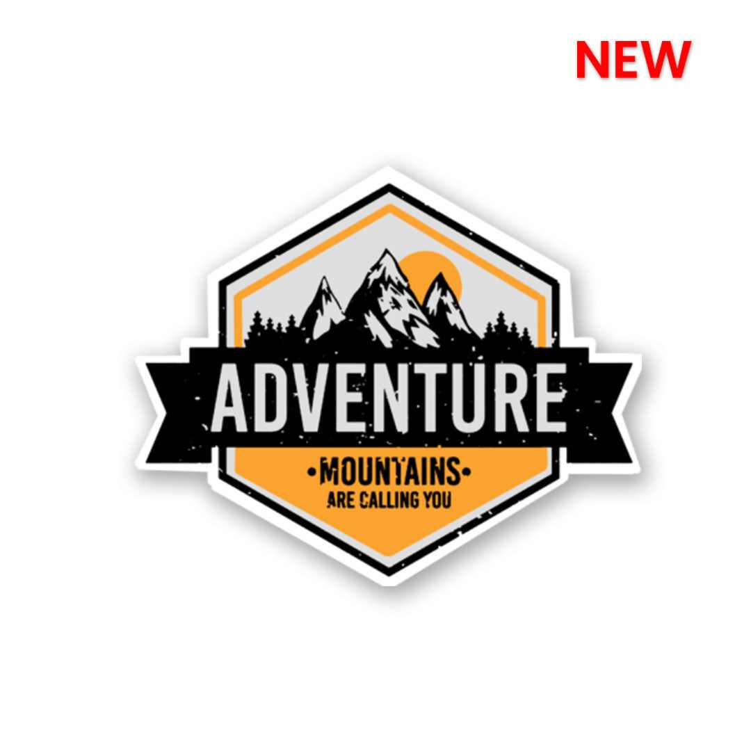 Adventure Mountains Are Calling Sticker | STICK IT UP