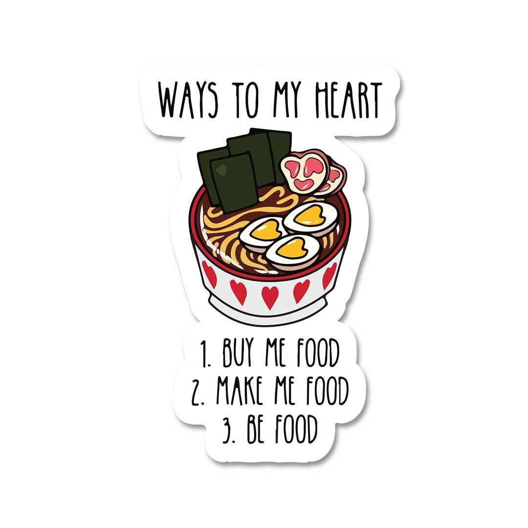 Ways to my heart Sticker | STICK IT UP