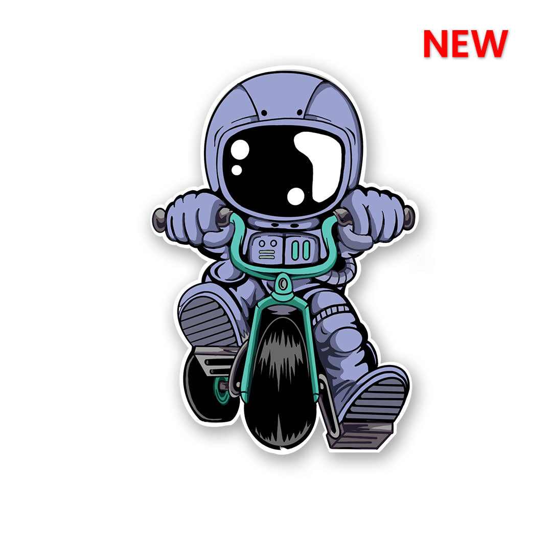 Astronaut Bike Sticker | STICK IT UP