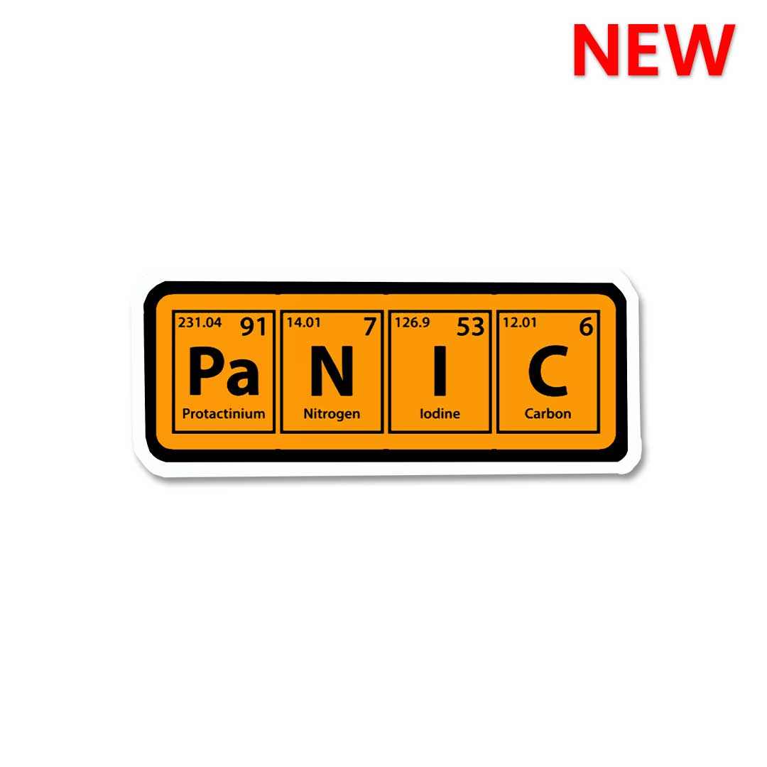 Pa N I C Sticker | STICK IT UP