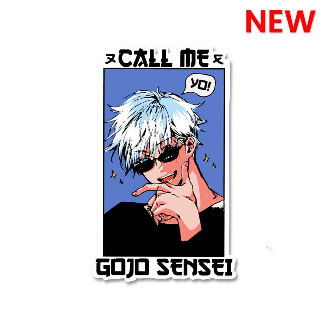 Call Me Gojo Sensei Sticker | STICK IT UP